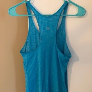 Blue lululemon racerback tank